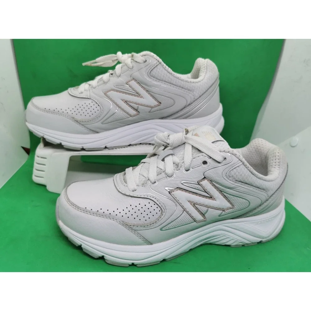 New Balance 840 GG2 Abzorb Walking Shoes White Rose Gold Women Size 8.5 D Wide